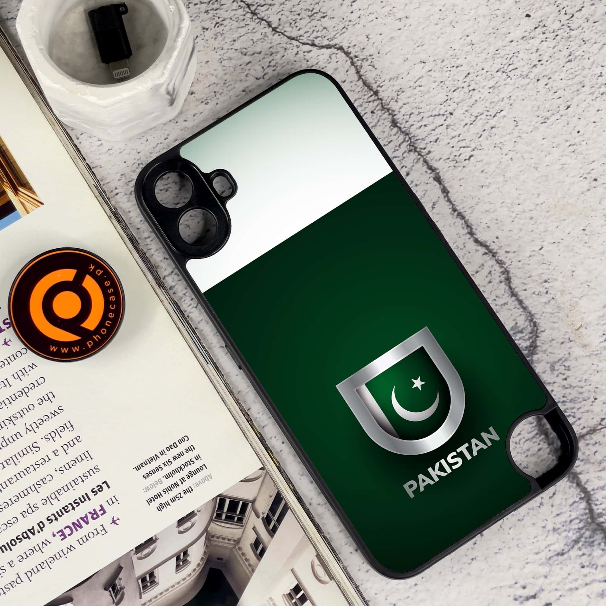 Nothing CMF Phone 1 - Pakistani Flag Series - Premium Metal Printed soft Bumper Shock Proof Case