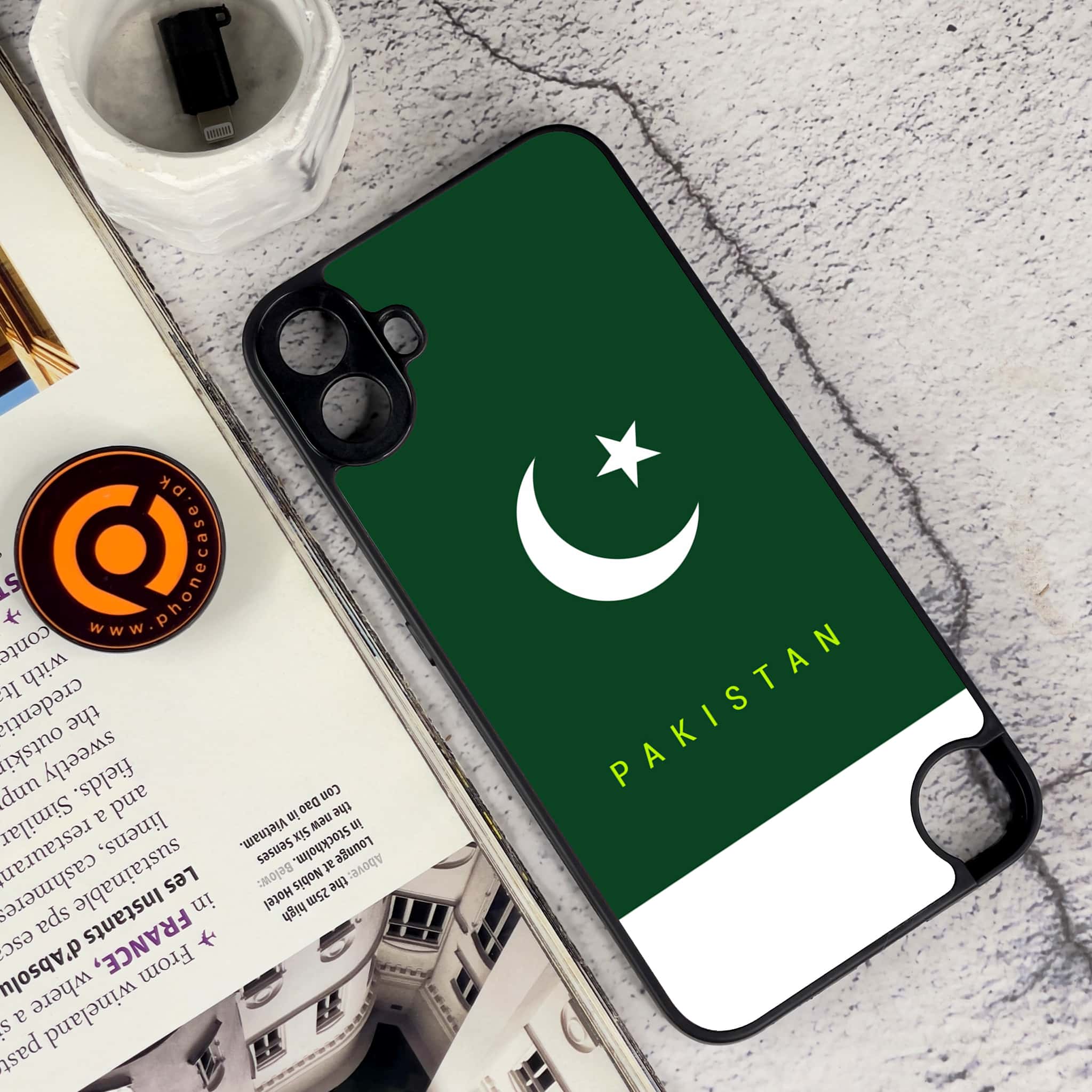 Nothing CMF Phone 1 - Pakistani Flag Series - Premium Metal Printed soft Bumper Shock Proof Case