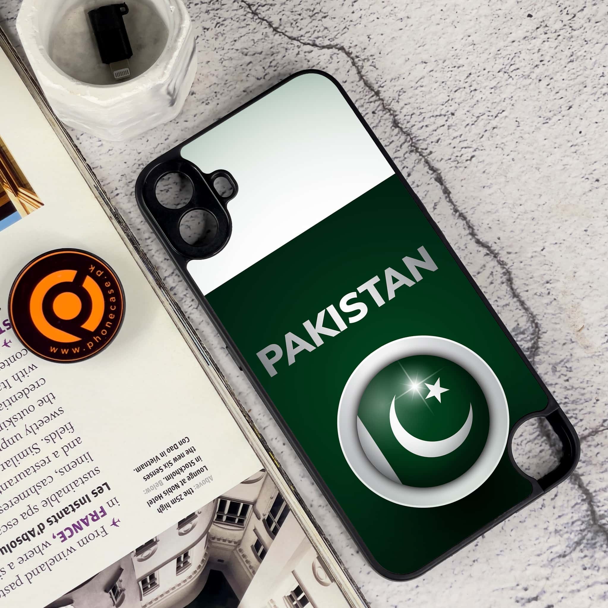 Nothing CMF Phone 1 - Pakistani Flag Series - Premium Metal Printed soft Bumper Shock Proof Case