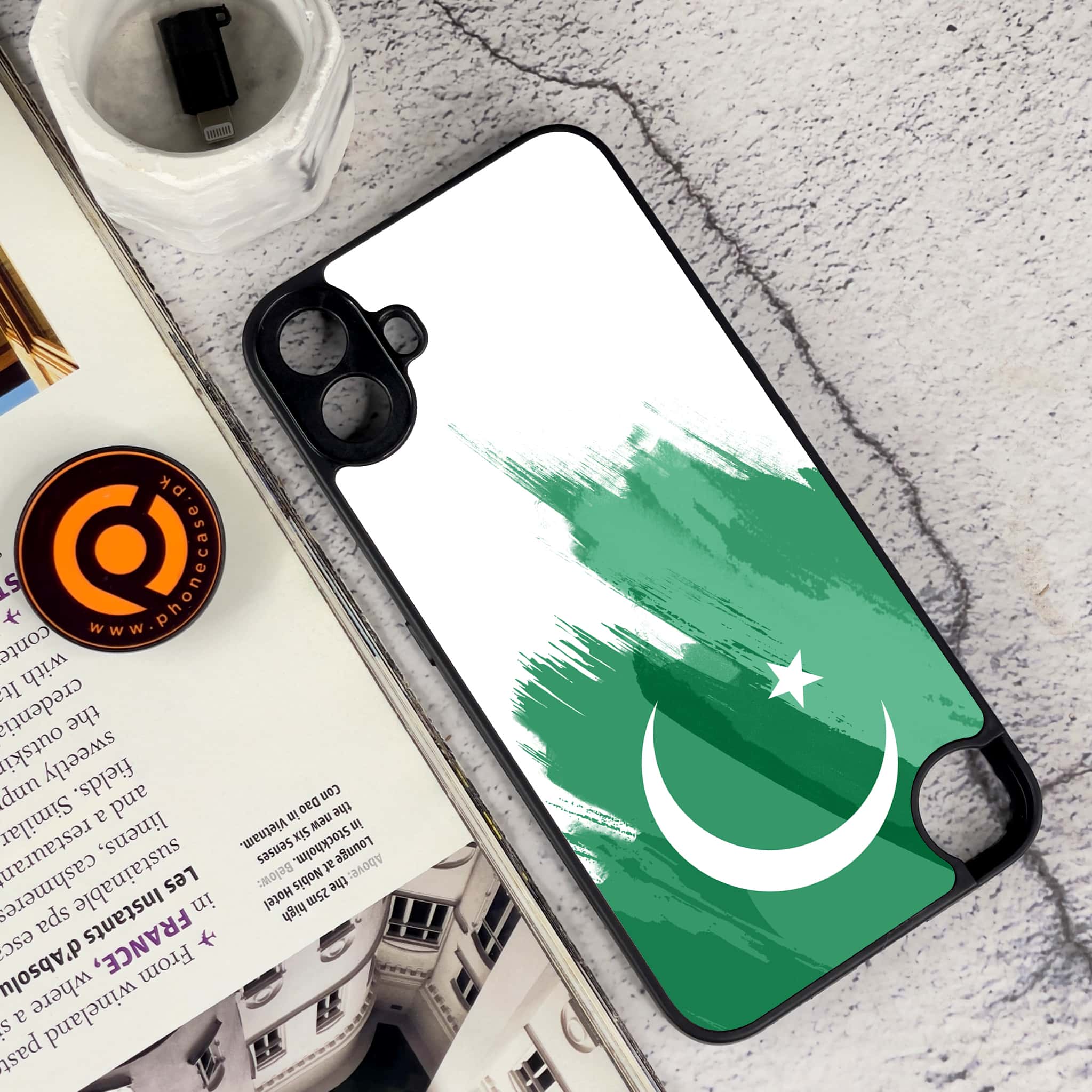 Nothing CMF Phone 1 - Pakistani Flag Series - Premium Metal Printed soft Bumper Shock Proof Case