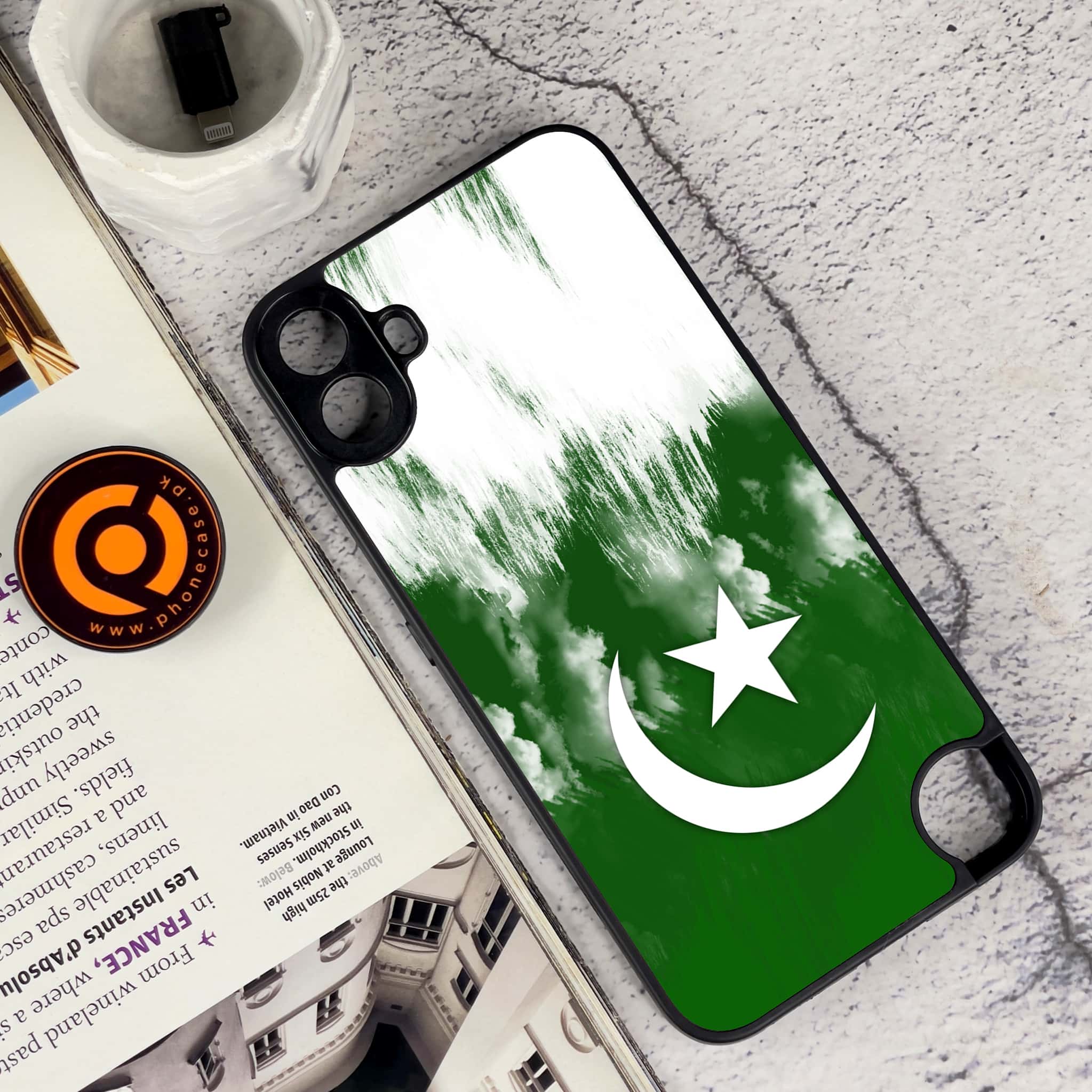 Nothing CMF Phone 1 - Pakistani Flag Series - Premium Metal Printed soft Bumper Shock Proof Case