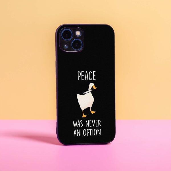 Peace was never an option - Premium Metal Case All Models