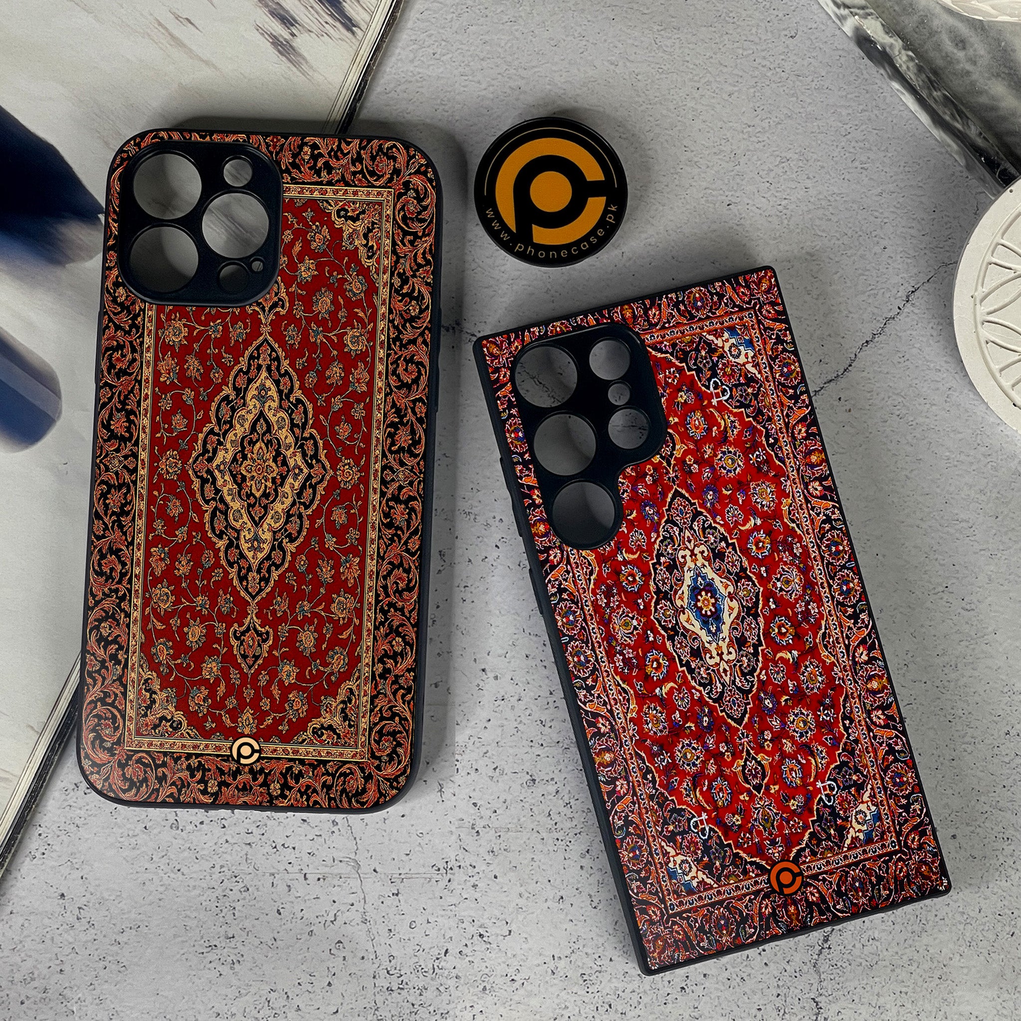 Persian Rugs Design Premium Metal Phone Case All Models