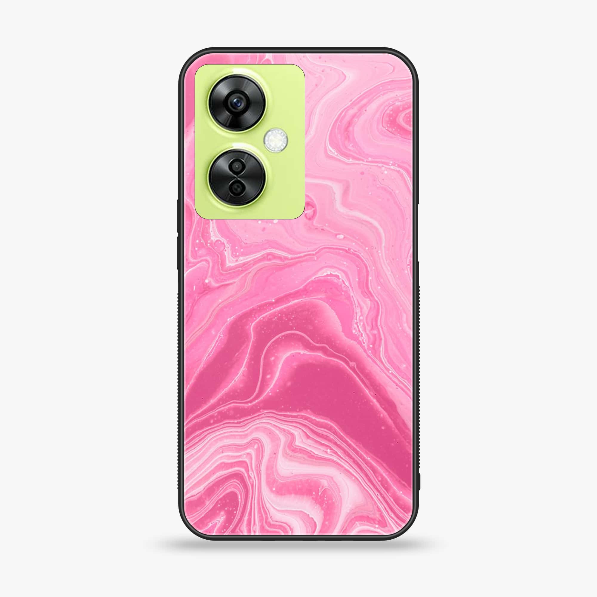 OnePlus Nord CE 3 Lite - Pink Marble Series - Premium Printed soft Bumper shock Proof Case
