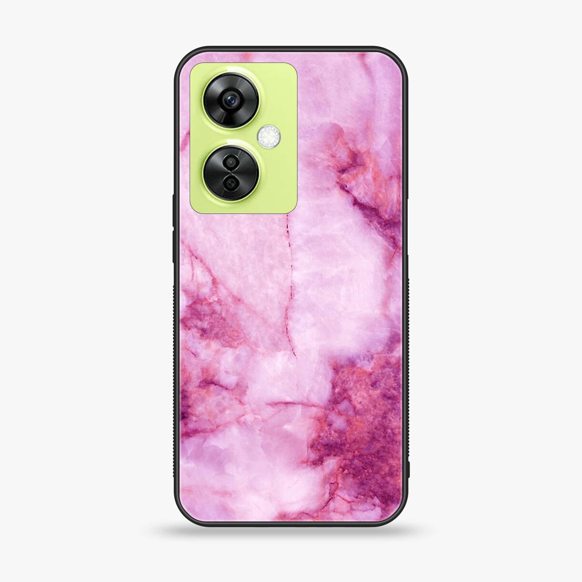 OnePlus Nord CE 3 Lite - Pink Marble Series - Premium Printed soft Bumper shock Proof Case