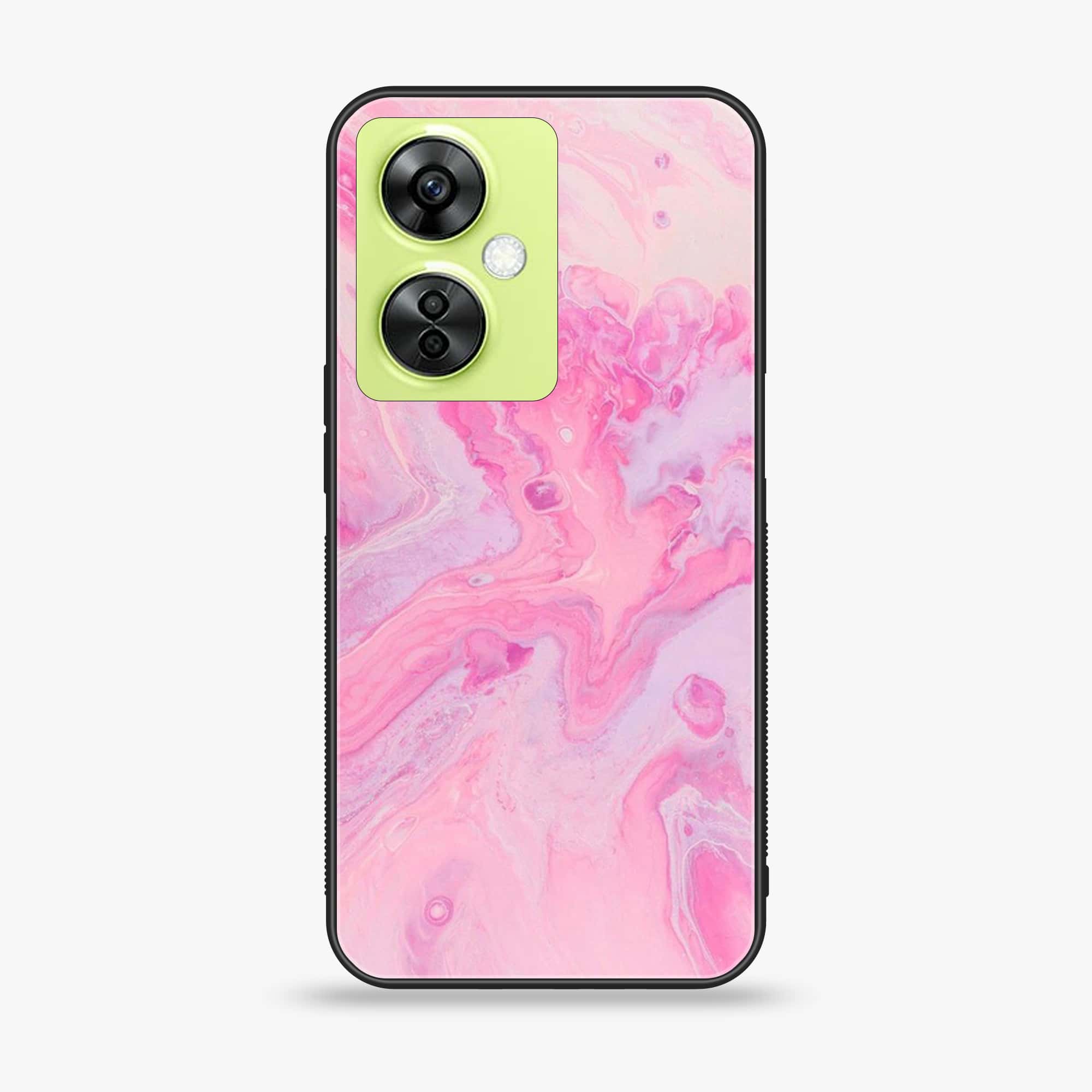 OnePlus Nord CE 3 Lite - Pink Marble Series - Premium Printed soft Bumper shock Proof Case