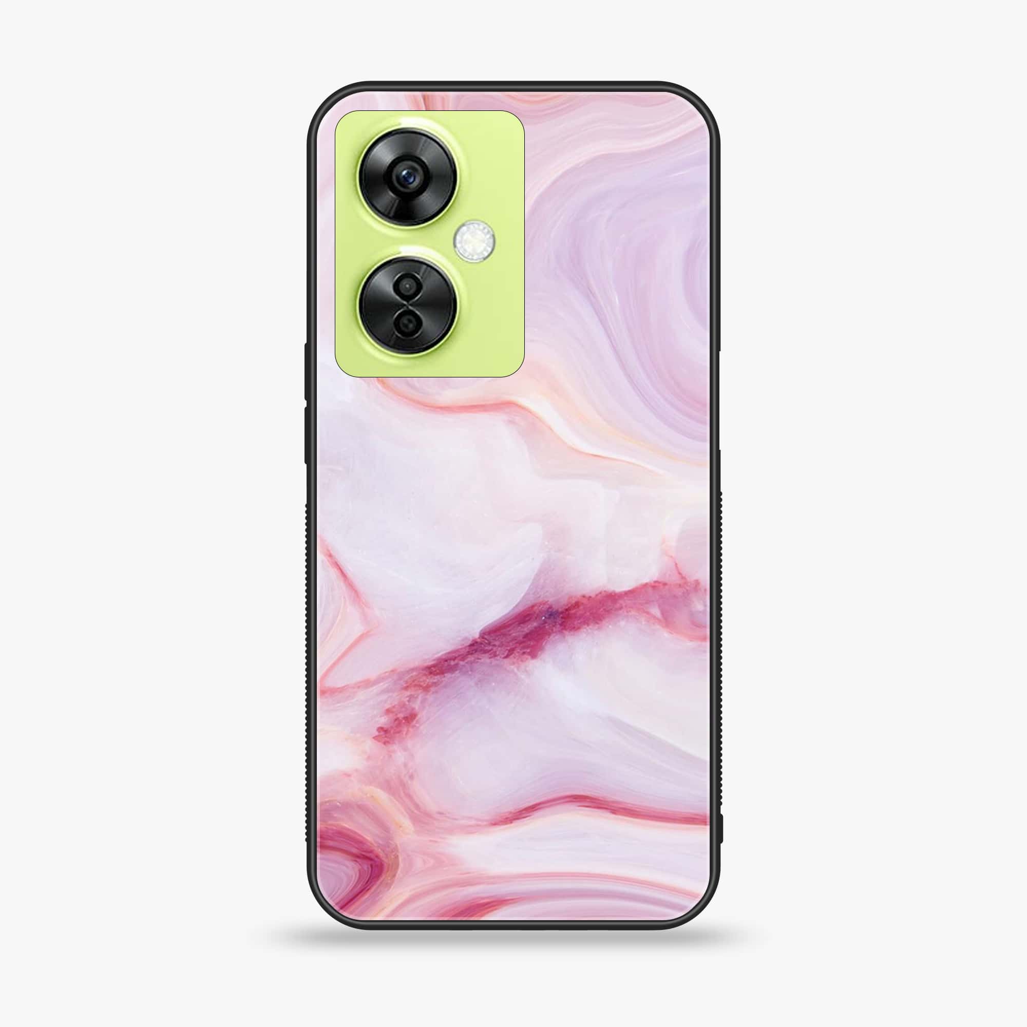 OnePlus Nord CE 3 Lite - Pink Marble Series - Premium Printed soft Bumper shock Proof Case