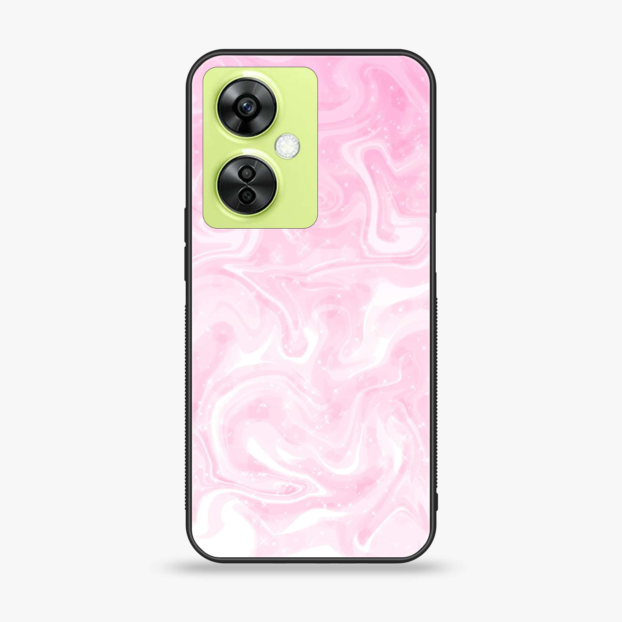 OnePlus Nord CE 3 Lite - Pink Marble Series - Premium Printed soft Bumper shock Proof Case