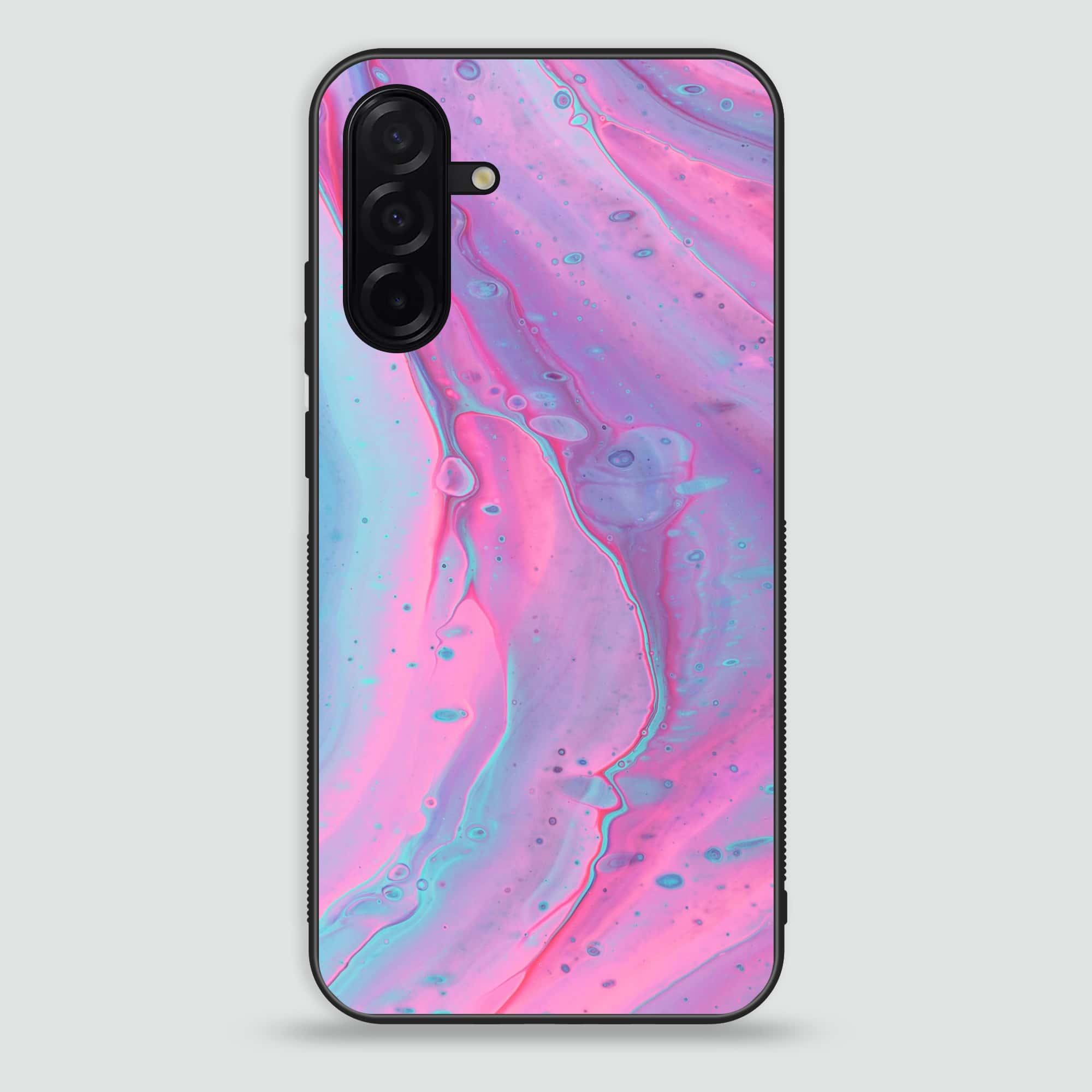 Samsung Galaxy A26 - Pink Marble 2.0 Series - Premium Printed Glass soft Bumper shock Proof Case