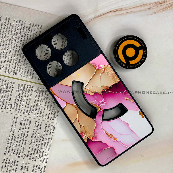 Infinix GT 20 Pro - Pink Marble 2.0 Design 4 - Premium Printed Glass soft Bumper shock Proof Case CS-17458