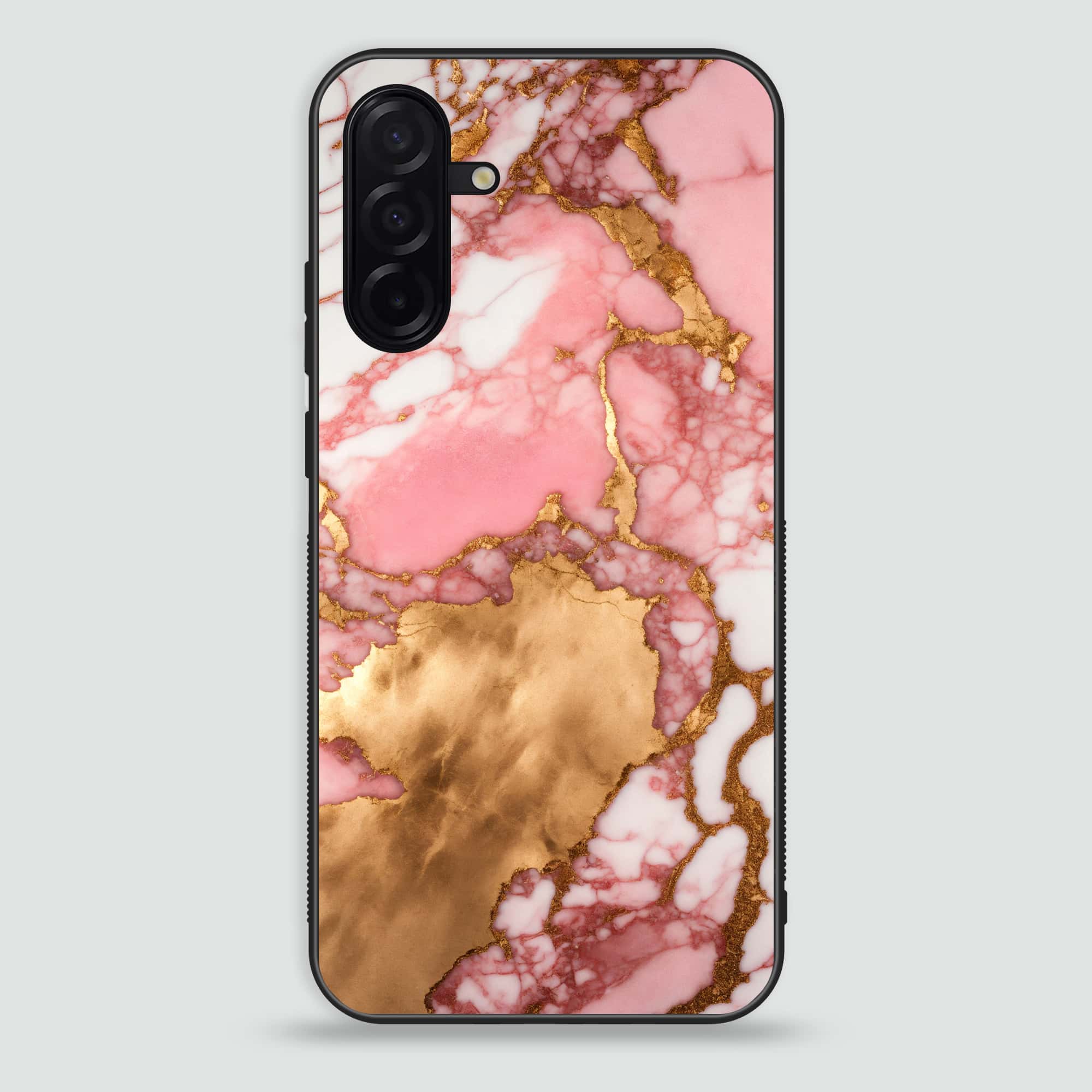 Samsung Galaxy A26 - Pink Marble 2.0 Series - Premium Printed Glass soft Bumper shock Proof Case