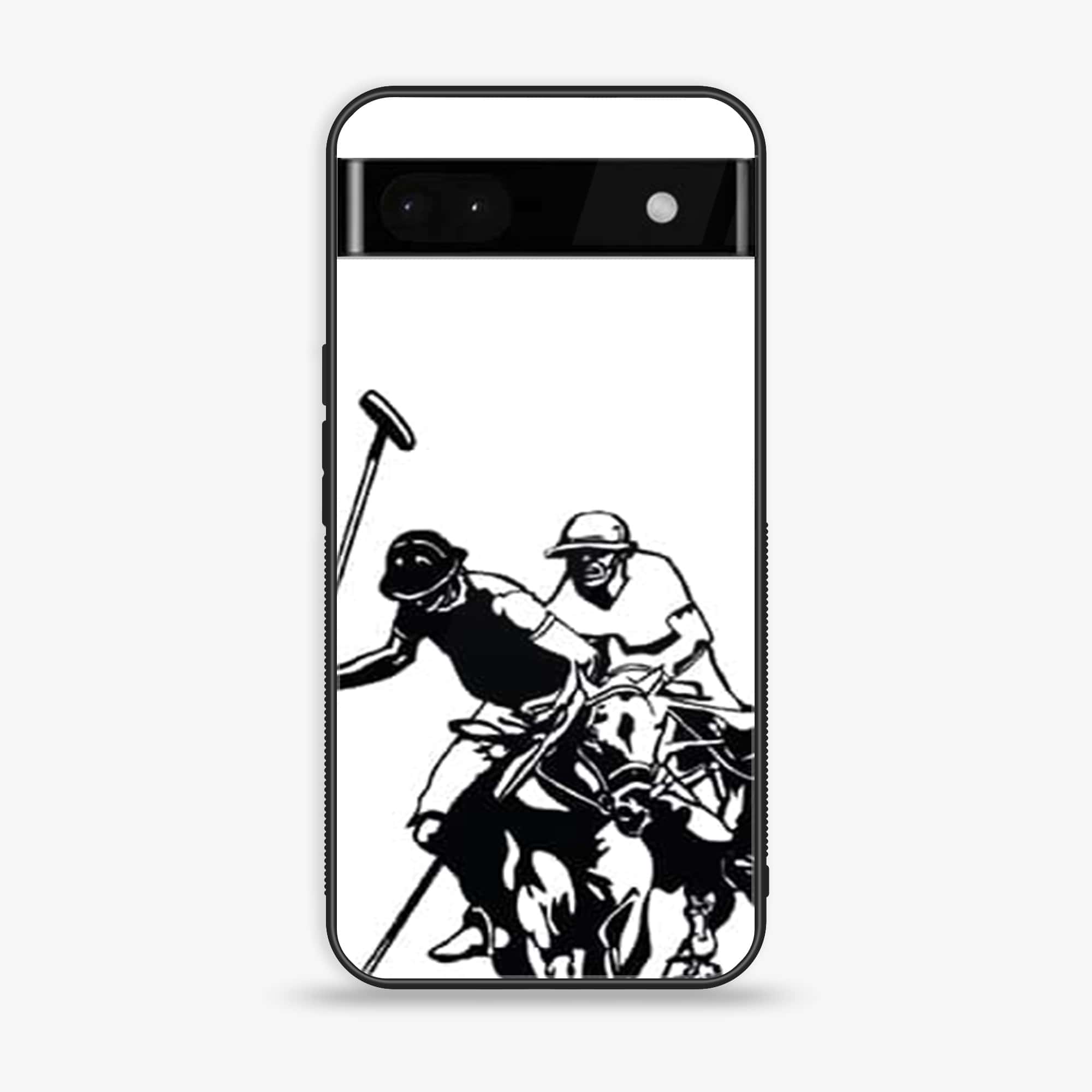 Google Pixel 6A - Polo Series - Premium Metal Printed soft Bumper Shock Proof Case