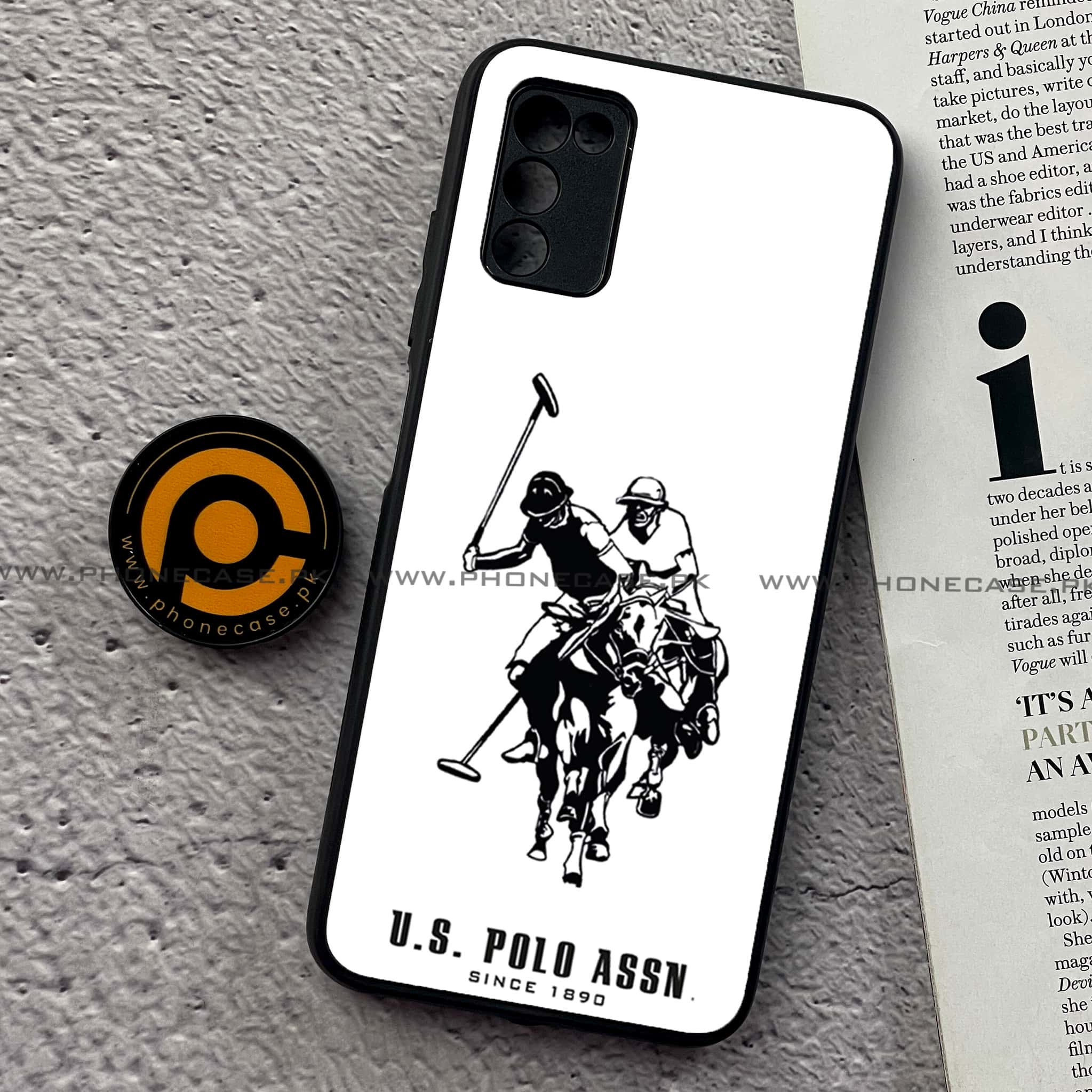 Samsung Galaxy A03s - Polo Series - Premium Printed Metal soft Bumper shock Proof Case