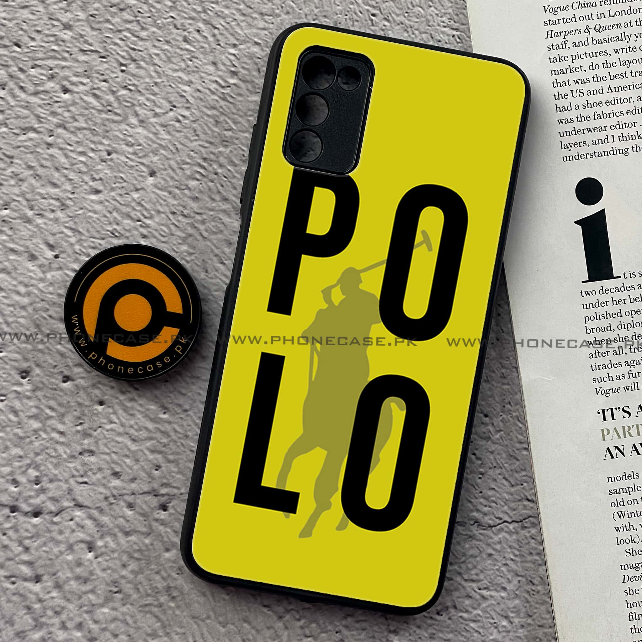 Samsung Galaxy A03s - Polo Series - Premium Printed Metal soft Bumper shock Proof Case