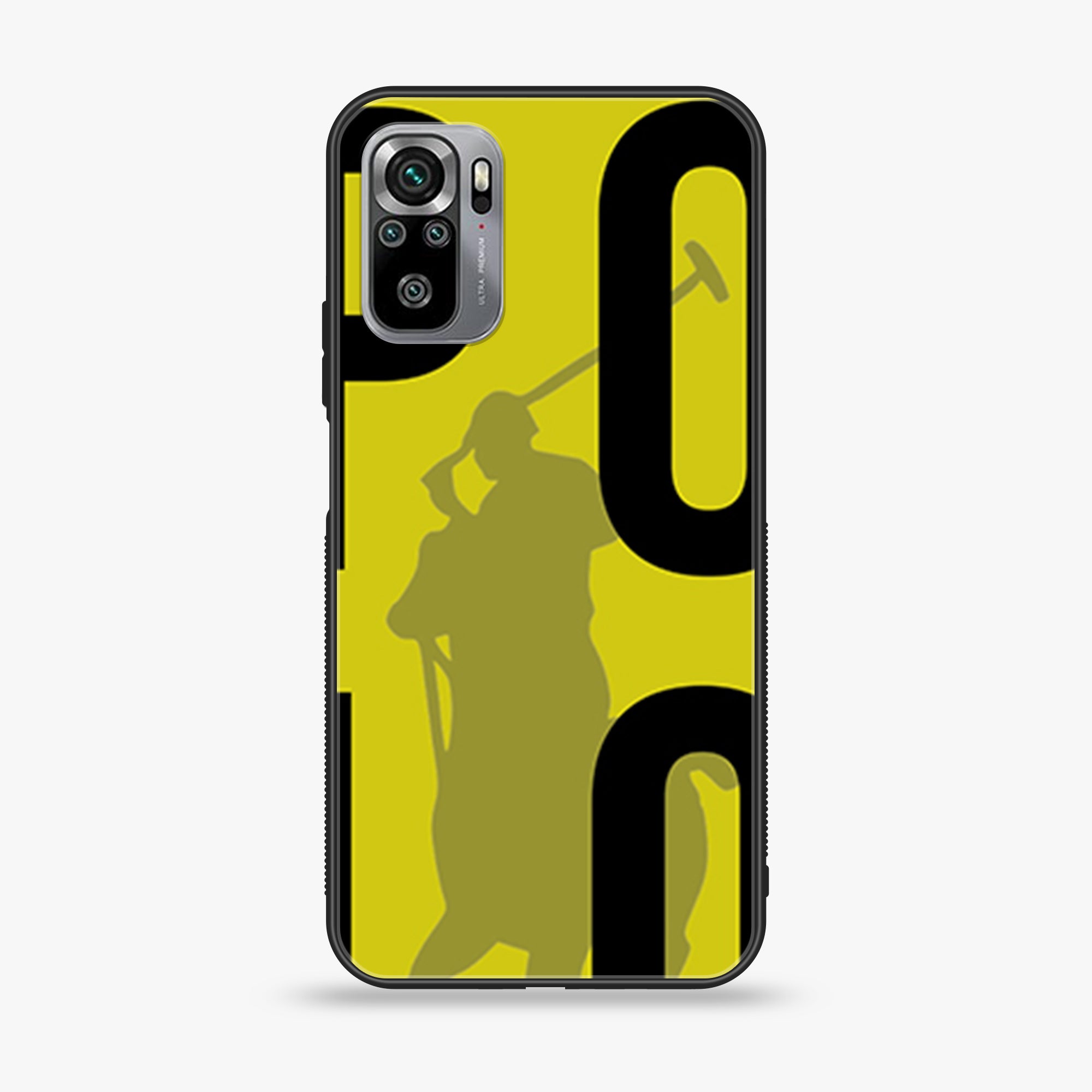 Xiaomi Redmi Note 10S- Polo Series - Premium Printed Glass soft Bumper shock Proof Case