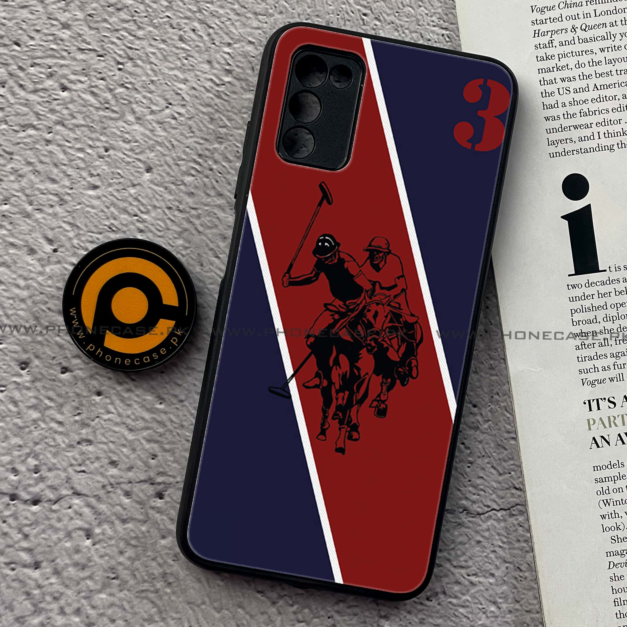 Samsung Galaxy A03s - Polo Series - Premium Printed Metal soft Bumper shock Proof Case