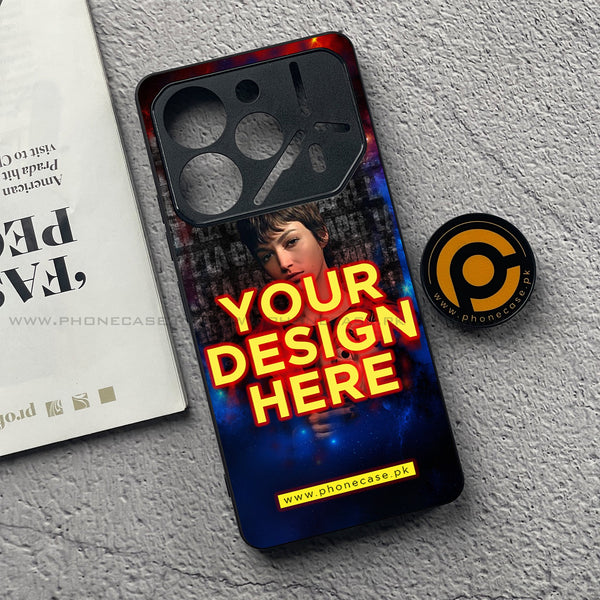 Tecno Pova 6 Pro - Customize your own - Premium Metal Printed soft Bumper shock Proof Case