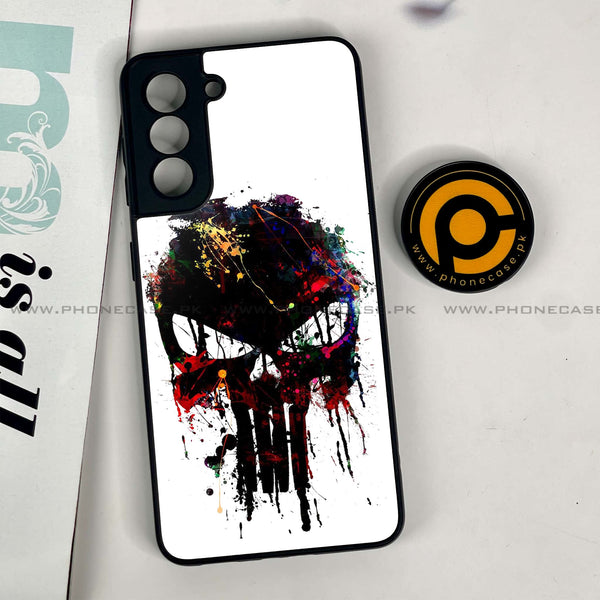 Samsung Galaxy S21 - Punisher Skull Design - Premium Printed Glass Case