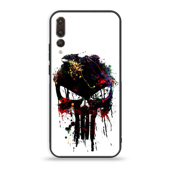 Huawei P20 Plus - Punisher Skull Design - Premium Printed Glass Case