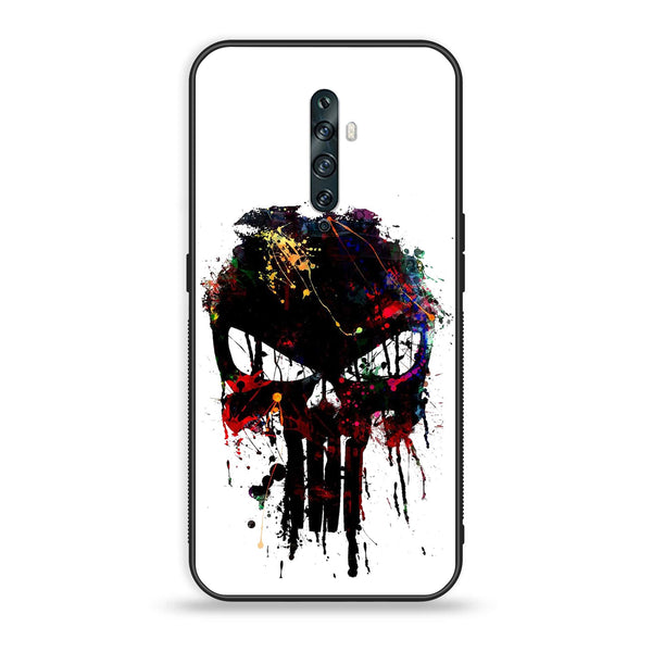 Oppo Reno 2Z - Punisher Skull Design - Premium Printed Glass Case