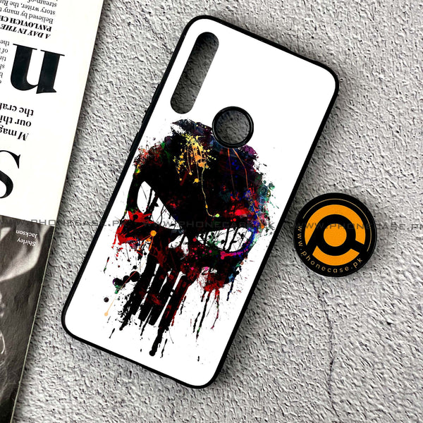 Huawei Y9 Prime (2019) - Punisher Skull Design - Premium Printed Glass soft Bumper Shock Proof Case