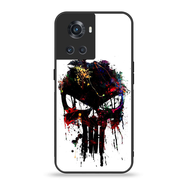 ONEPLUS ACE 5G - Punisher Skull Design -  Premium Printed Metal soft Bumper shock Proof Case