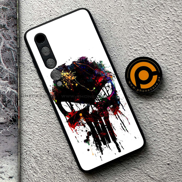 Xiaomi Mi 10 - Punisher Skull Design - Premium Printed Metal soft Bumper shock Proof Case