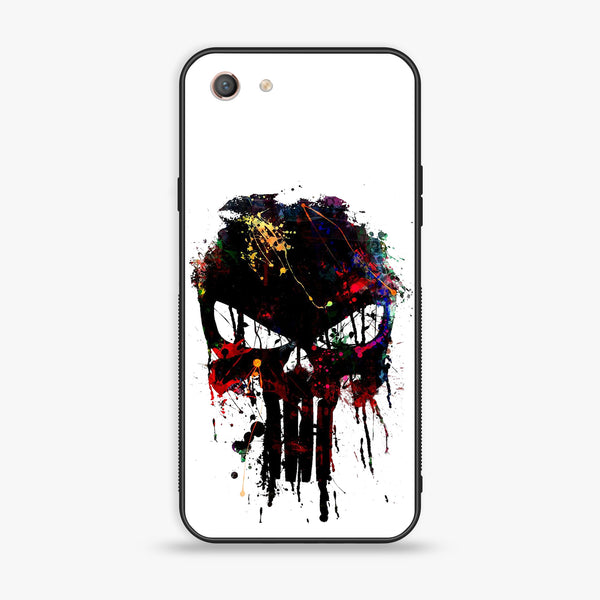 Oppo A71 - Punisher Skull Design - Premium Printed Glass Case