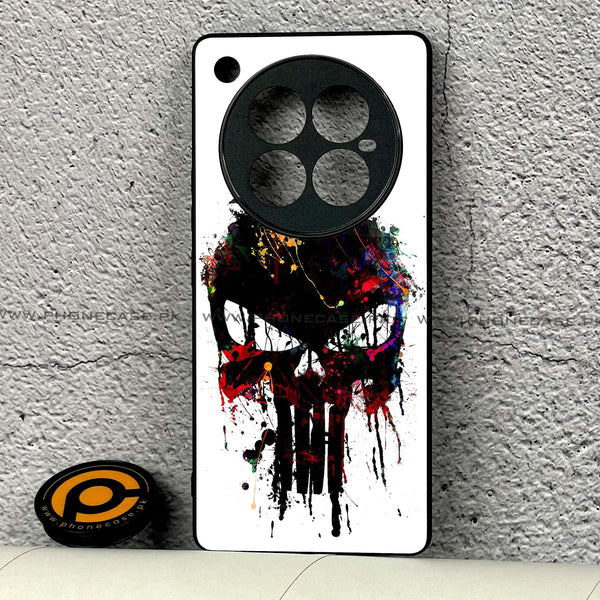 Infinix Zero 40  - Punisher Skull Design - Premium Metal Printed soft Bumper shock Proof Case CS-41949