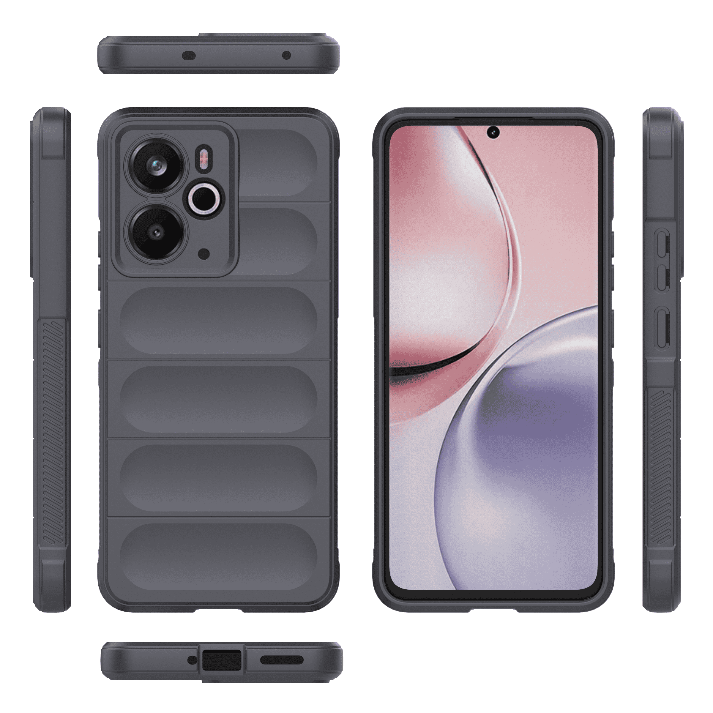 Realme 14/ 14T - Grip Max Armor ShockProof Case with Camera Protection