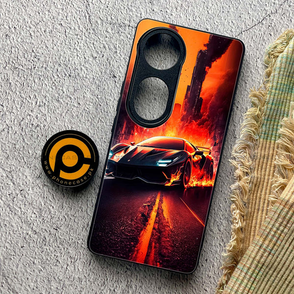 Vivo S19 Pro - Racing Series - Premium Metal Printed soft Bumper shock Proof Case