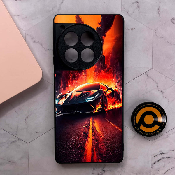 OnePlus 12R - Racing Series - Premium Metal Printed soft Bumper shock Proof Case