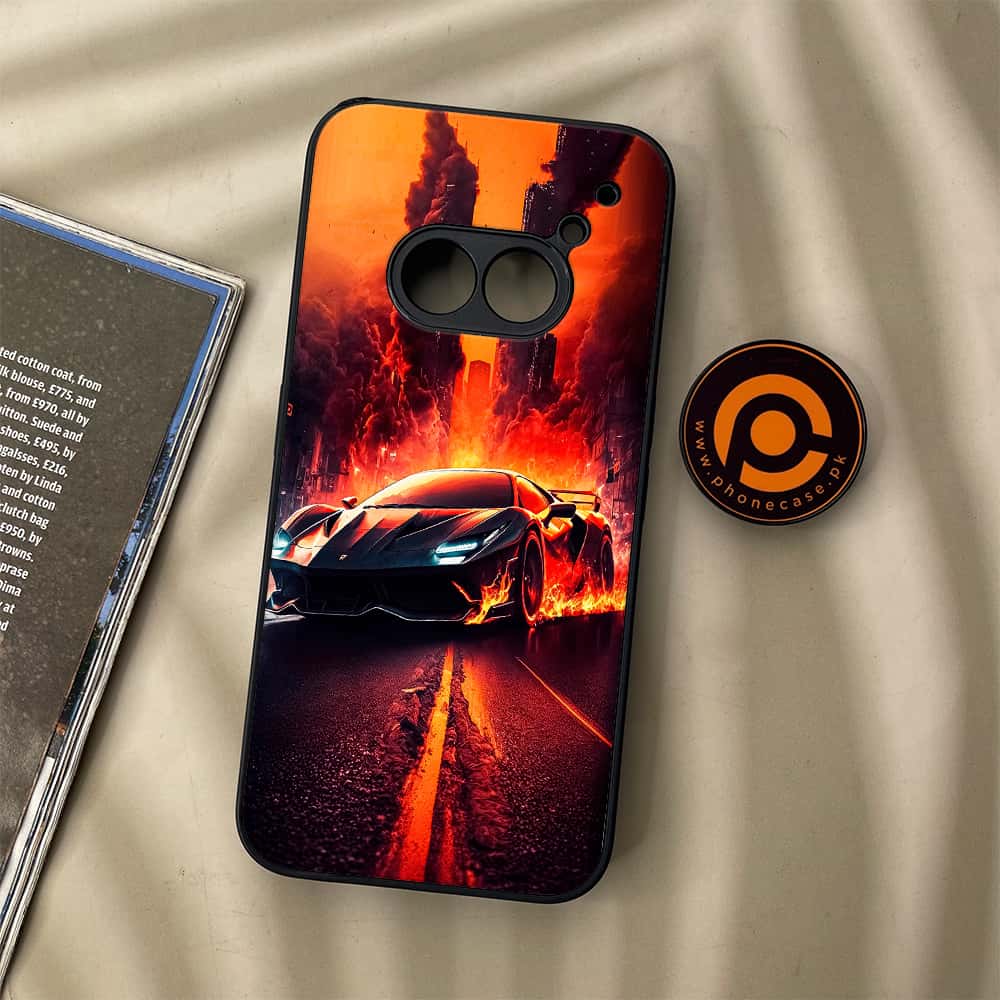 Nothing Phone (2a) - Racing Series - Premium Metal Printed soft Bumper Shock Proof Case