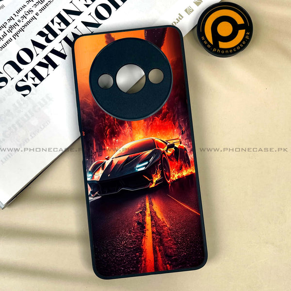 Xiaomi Redmi A3x - Racing Series - Premium Printed Metal soft Bumper shock Proof Case