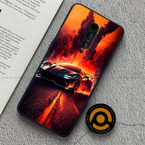 OnePlus 7 Pro - Racing Series - Premium Printed Glass soft Bumper shock Proof Case