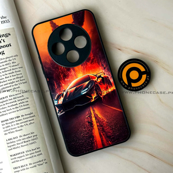 Oppo F27 Pro - Racing Series - Premium Metal Printed soft Bumper Shock Proof Case