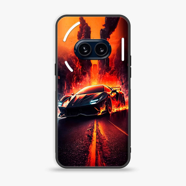Nothing Phone (2a) - Racing Series - Premium Metal Printed soft Bumper Shock Proof Case