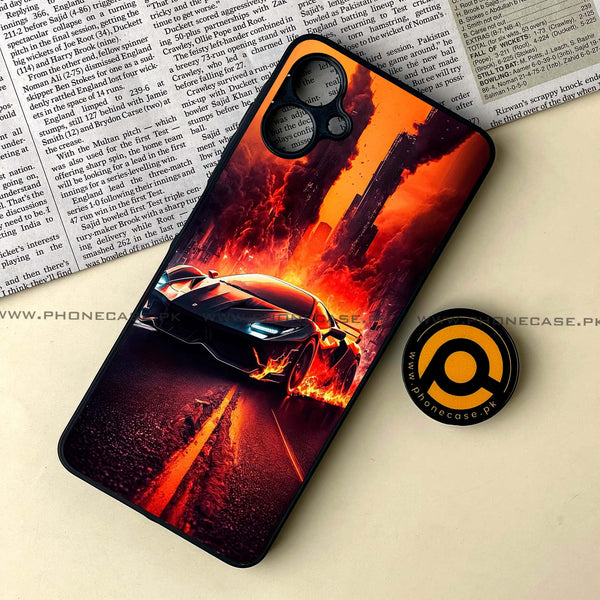 Samsung Galaxy A06  -  Racing Series - Premium Metal Printed soft Bumper shock Proof Case