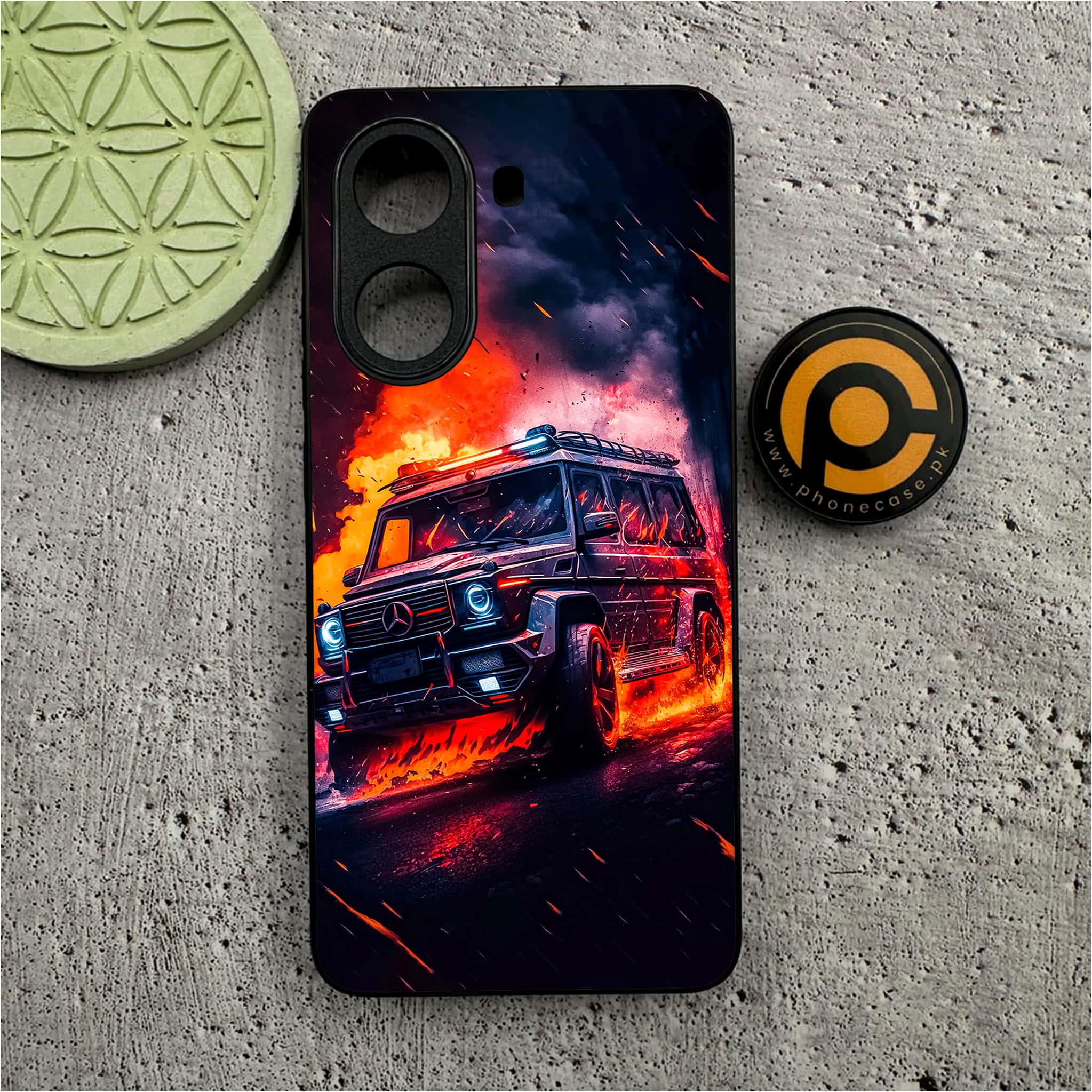 Xiaomi Redmi Turbo 4 - Racing Series - Premium Metal Printed soft Bumper shock Proof Case