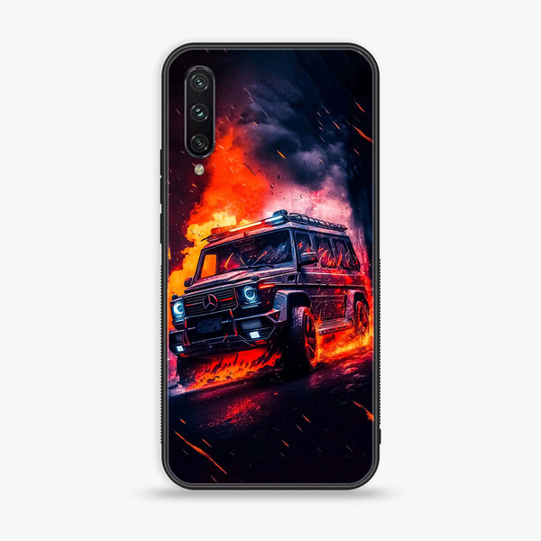 Xiaomi Mi A3 - Racing   Design 2  - Premium Metal Printed soft Bumper shock Proof Case  CS-30679