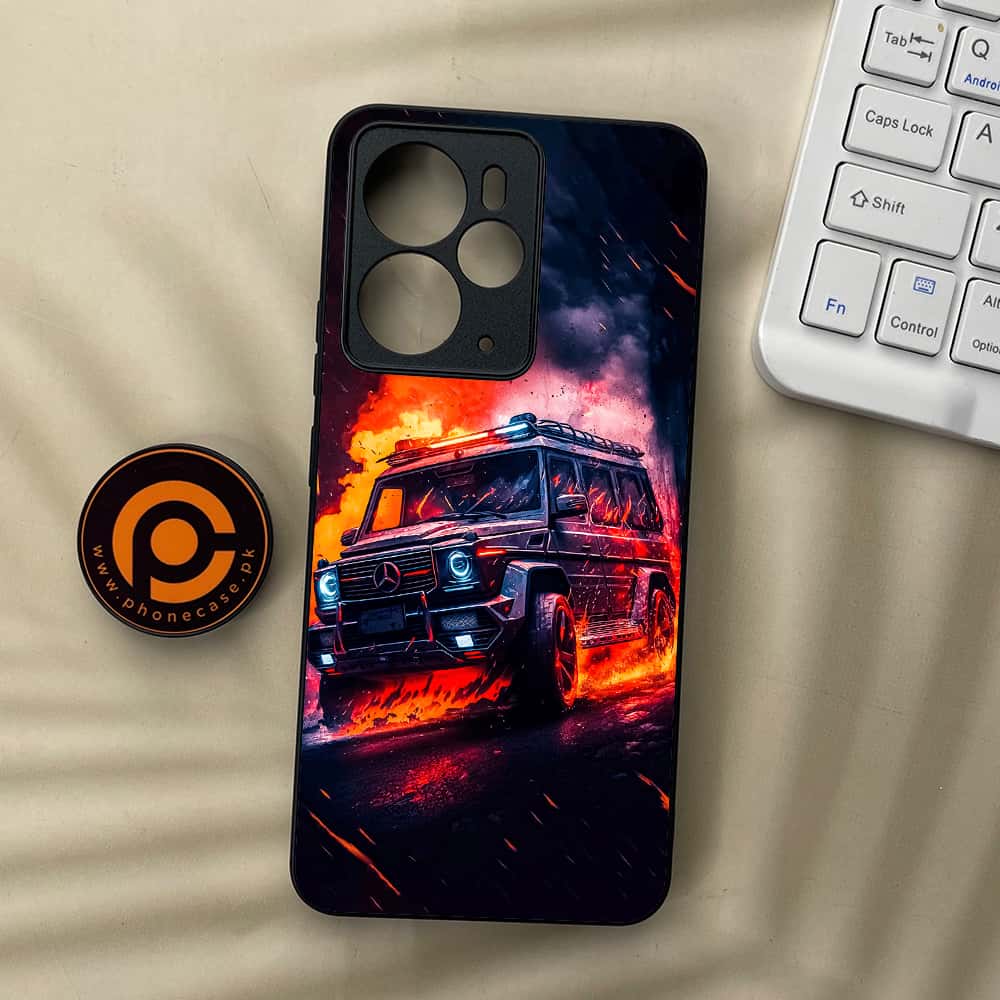 Realme 14 5G - Racing Series - Premium Metal Printed soft Bumper Shock Proof Case