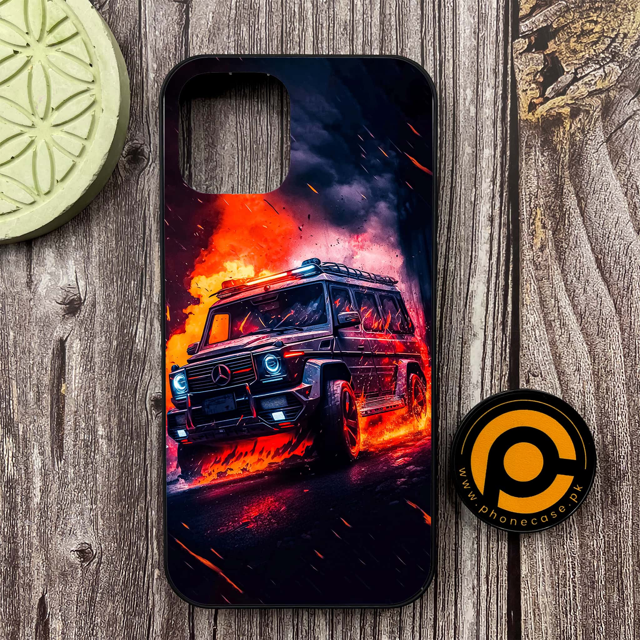 iPhone 12 - Racing Series - Premium Metal Printed soft Bumper shock Proof Case