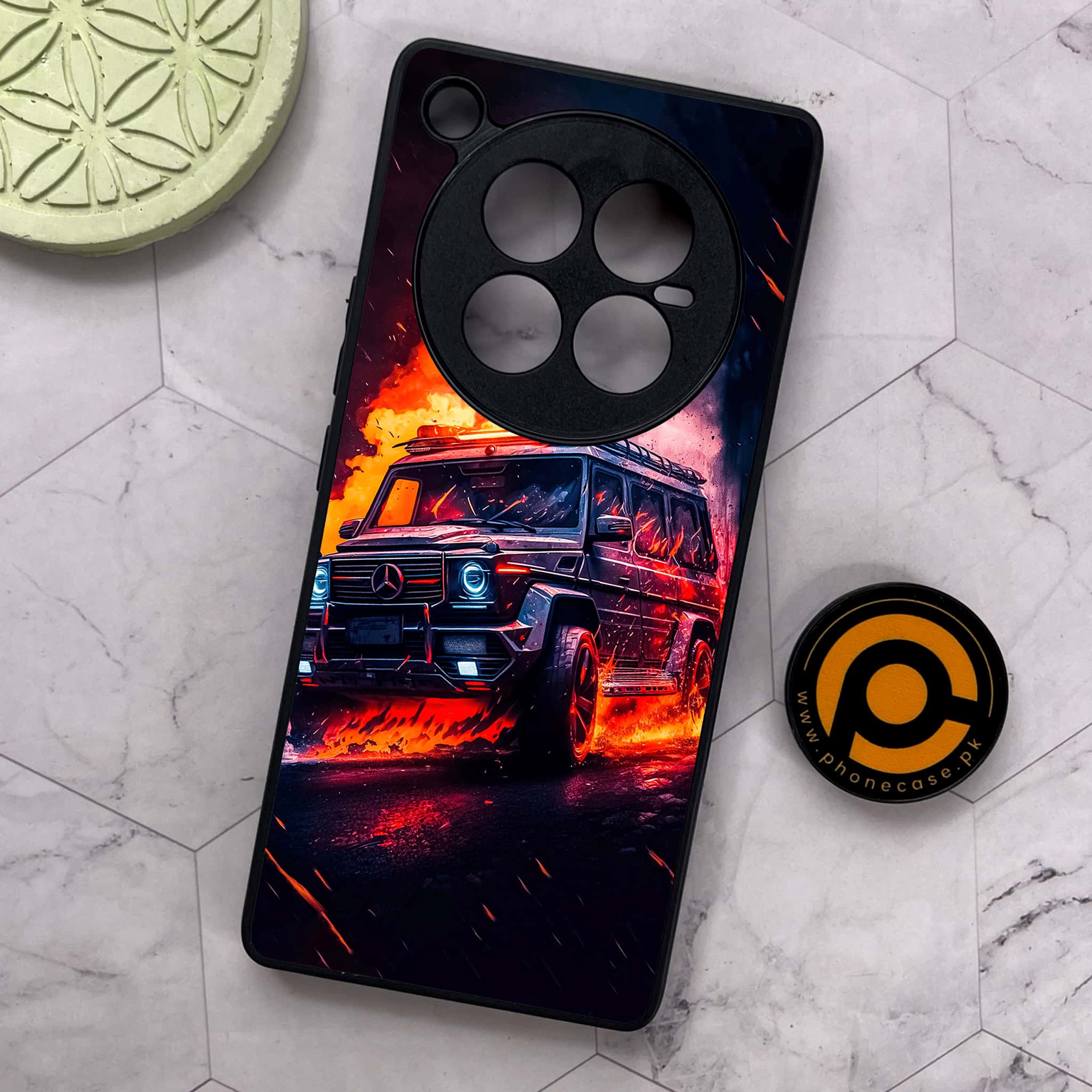 Infinix Zero 40 5G - Racing Series - Premium Metal Printed soft Bumper shock Proof Case