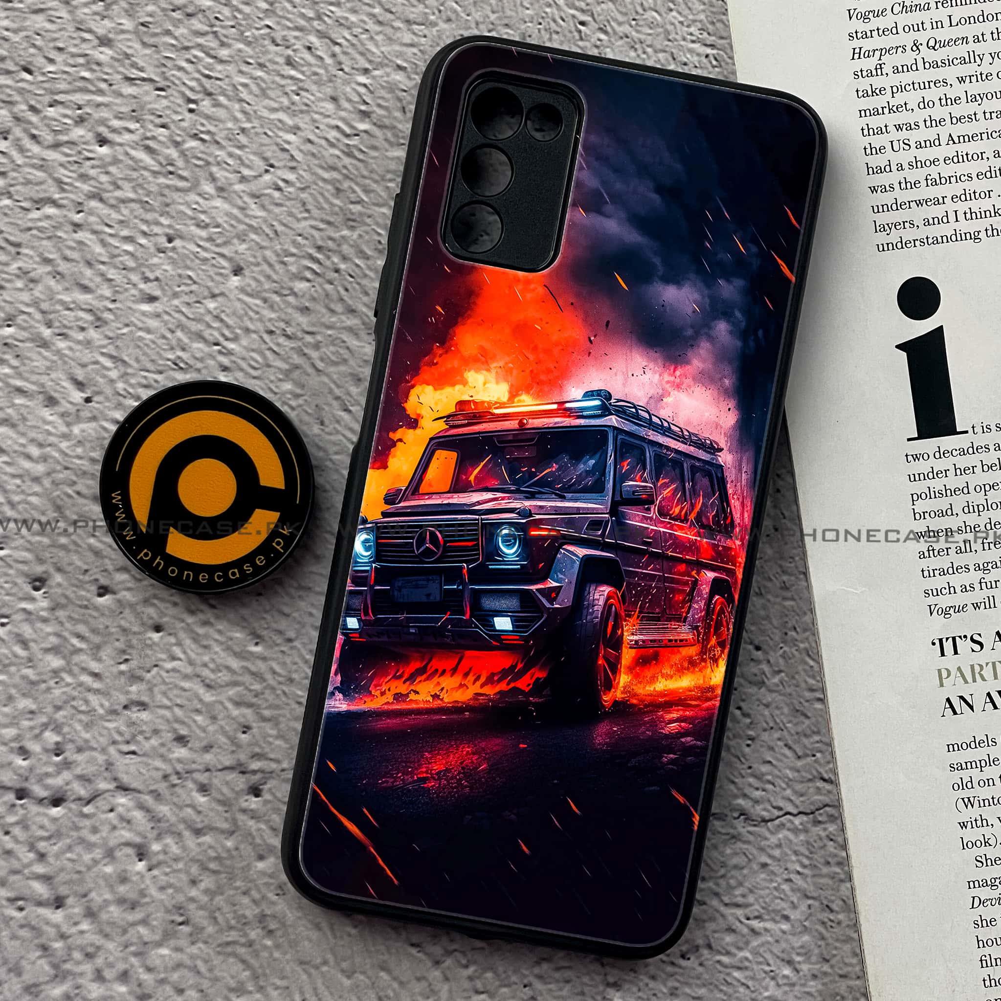 Samsung Galaxy A02s - Racing Series - Premium Printed Metal soft Bumper shock Proof Case