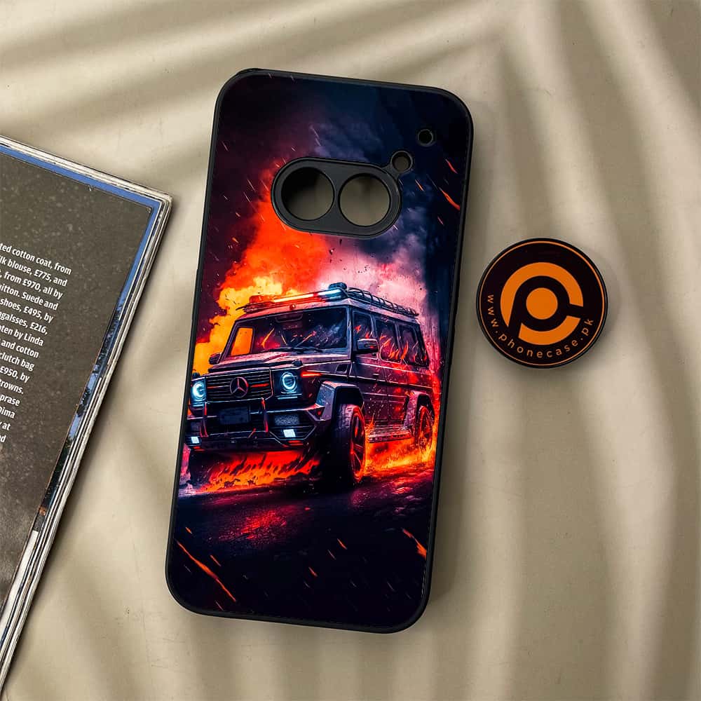 Nothing Phone (2a) - Racing Series - Premium Metal Printed soft Bumper Shock Proof Case