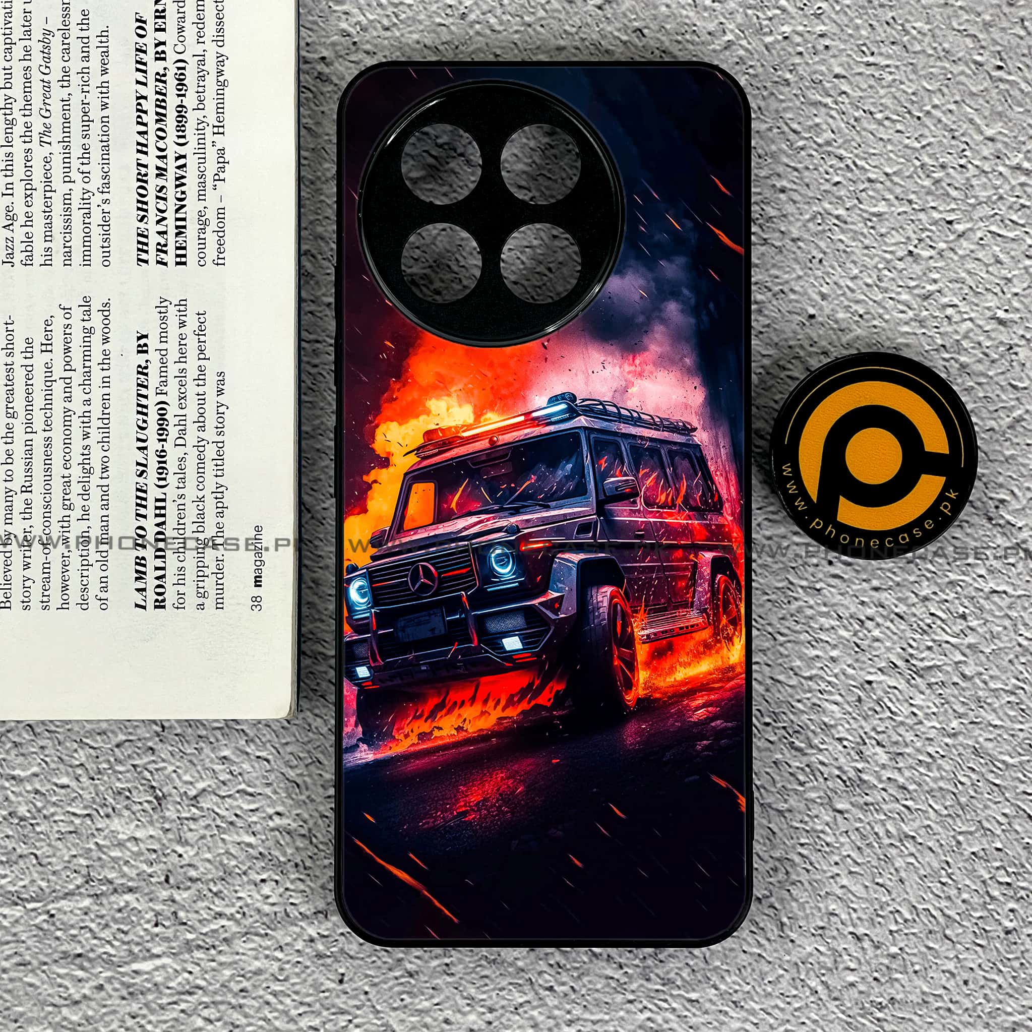 OnePlus 13R - Racing Series - Premium Printed Glass soft Bumper shock Proof Case
