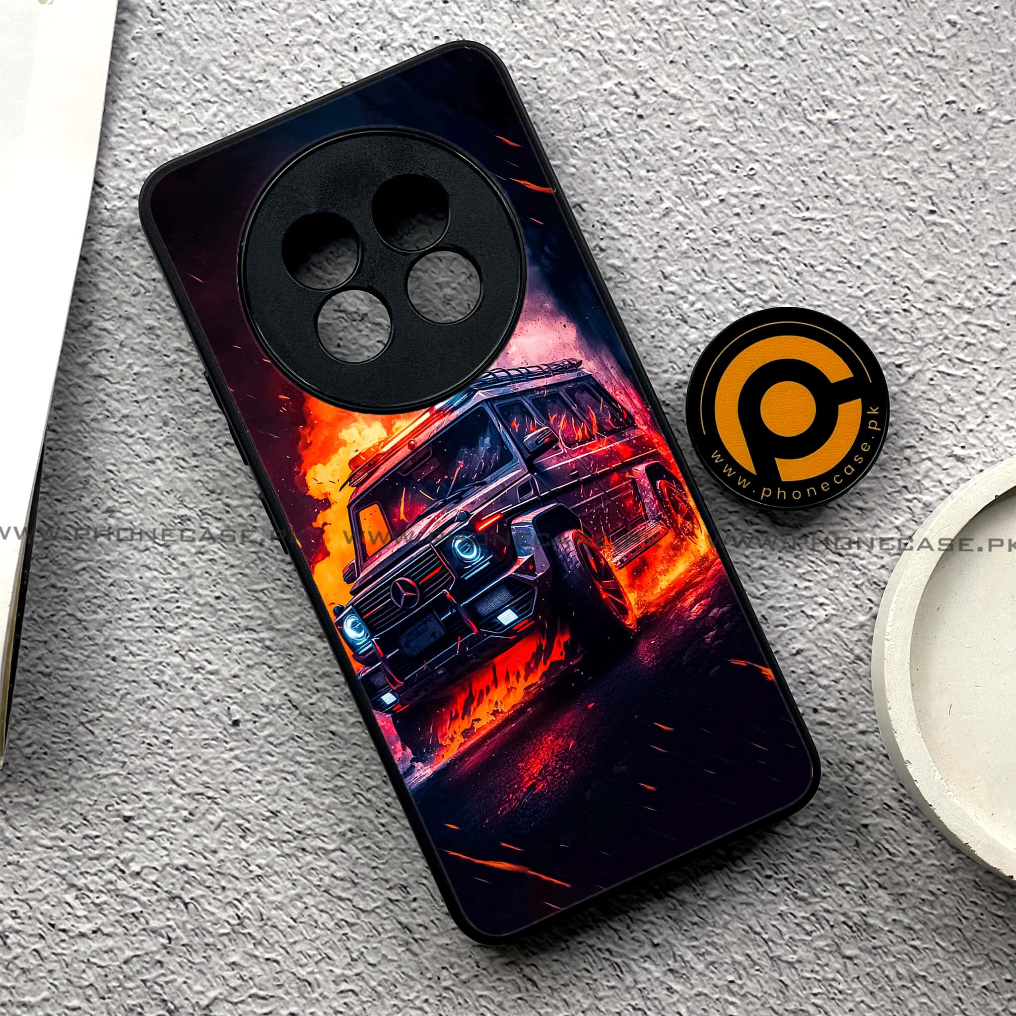 Realme 13 Pro Plus - Racing Series - Premium Printed Metal soft Bumper shock Proof Case