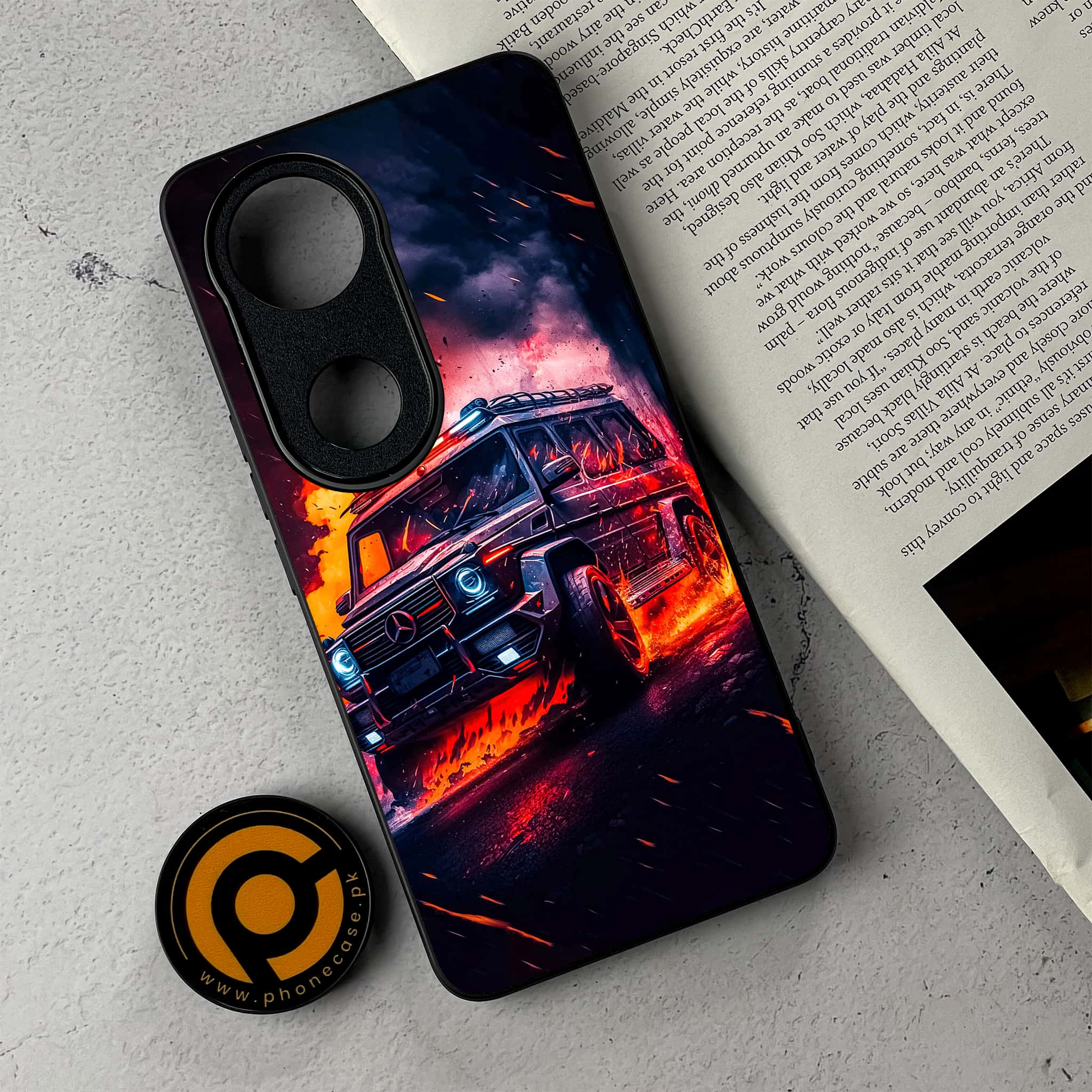 Vivo V50 -   Racing Series - Premium Metal Printed Soft Bumper Shockproof Case