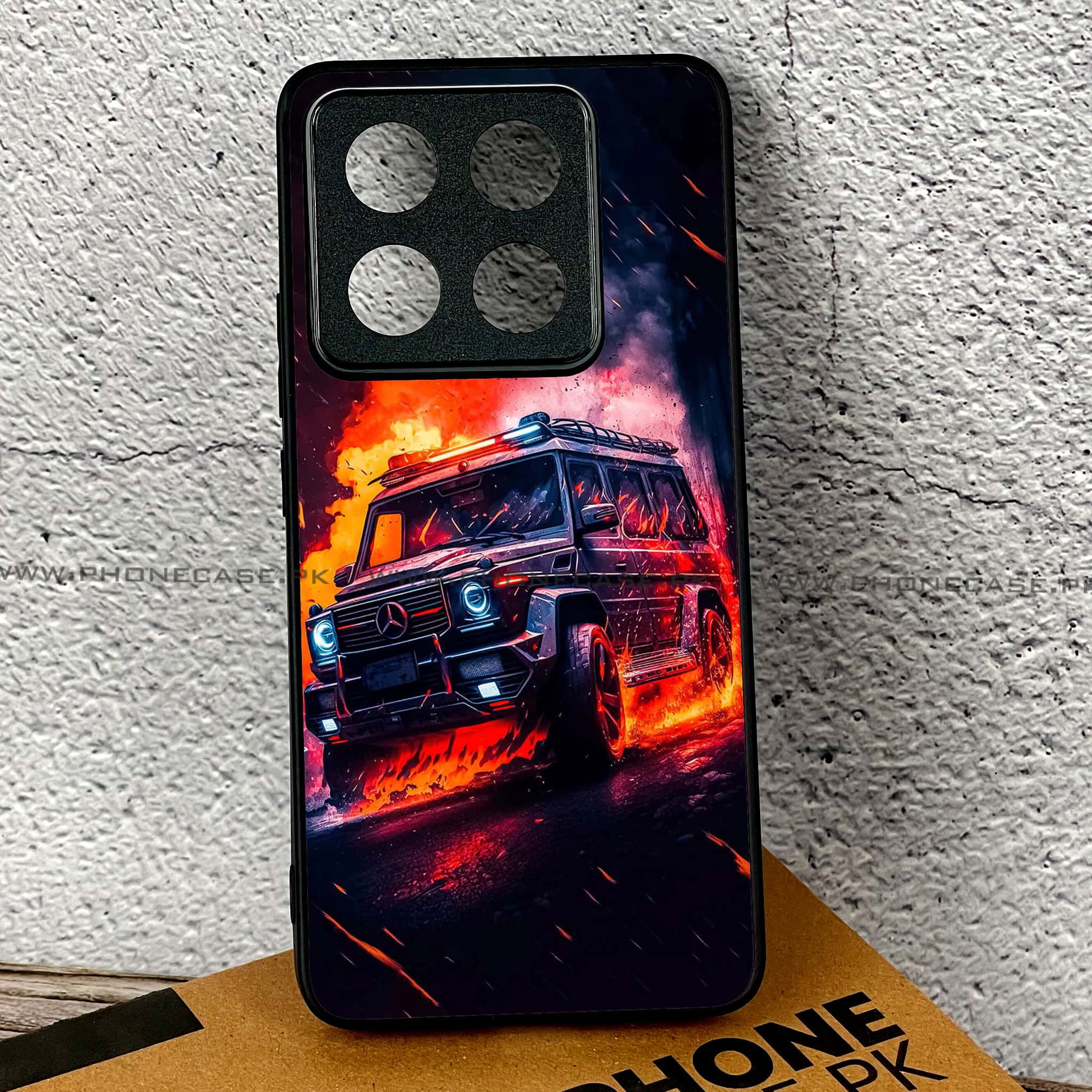 Xiaomi 14T Pro - Racing Series - Premium Printed Glass soft Bumper shock Proof Case