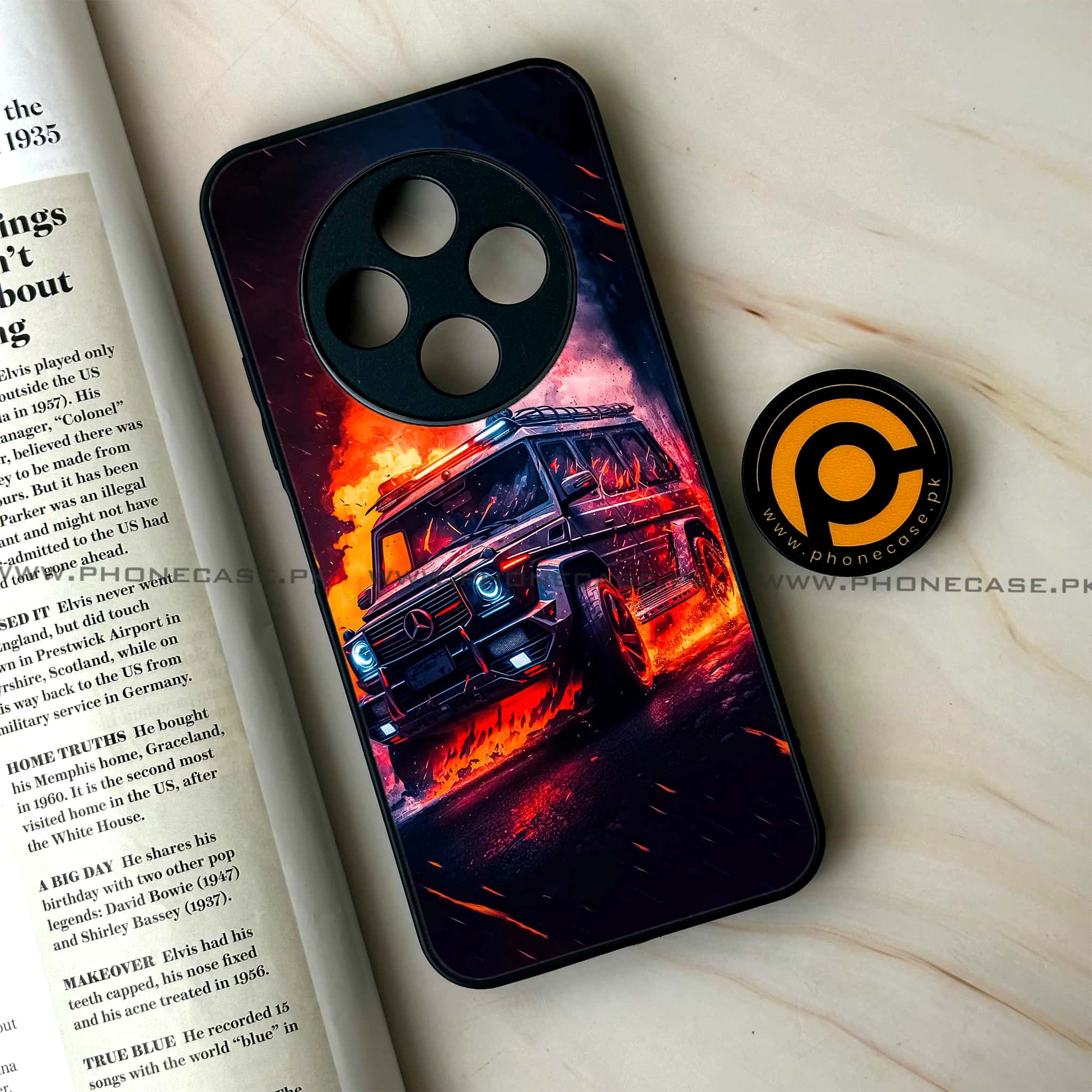 Oppo F27 Pro - Racing Series - Premium Metal Printed soft Bumper Shock Proof Case